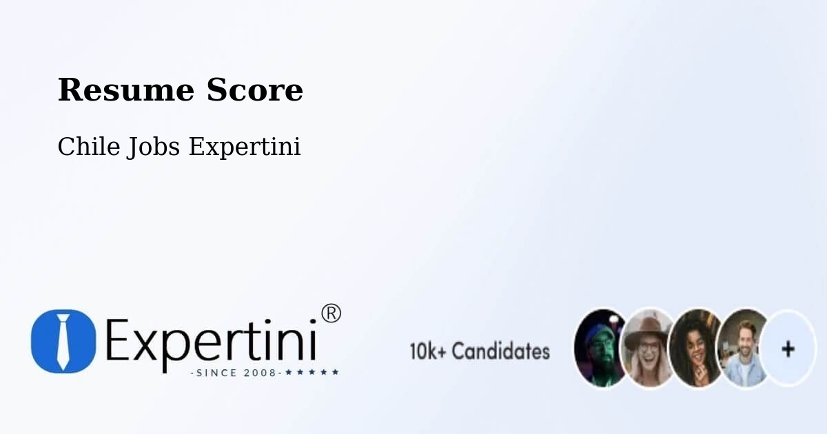 Resume Score & Job Description Match Tool – Peumo - Chile Jobs Expertini